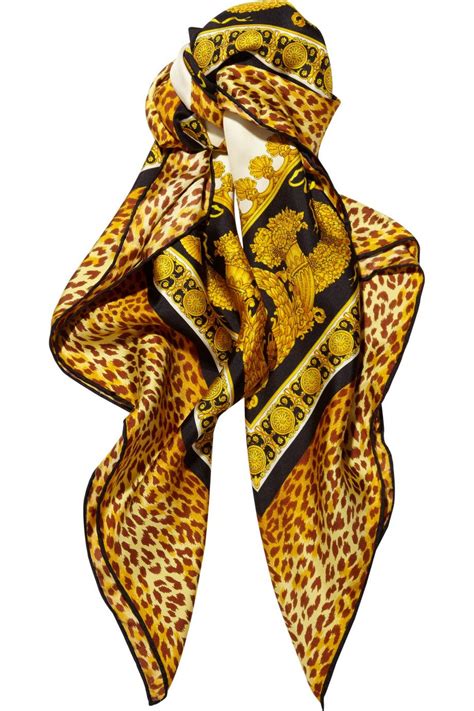 versace animal print scarf|Versace scarf for sale.